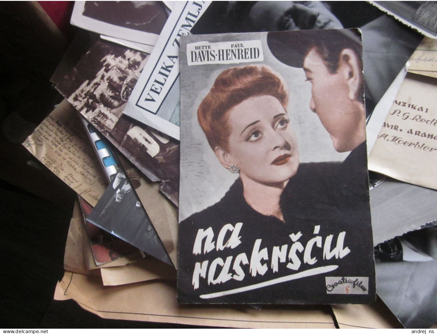 Bette Davis Paul Henreid Now Voyager Na Raskrscu - Programme