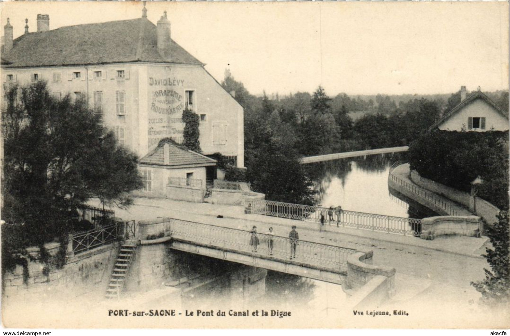 CPA Port-sur-Saone Le Pont Du Canal Et La Digue (1273843) - Port-sur-Saône