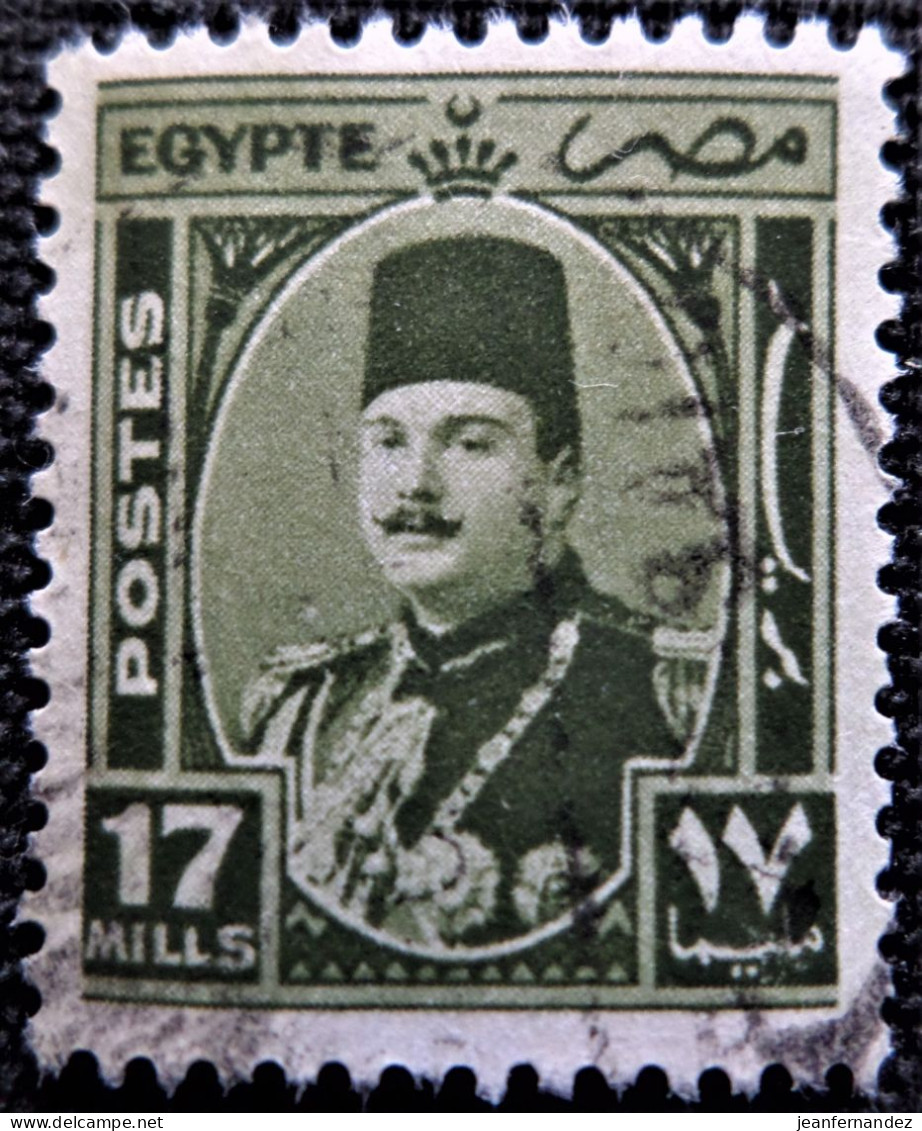 Egypte 1944 -1946 King Farouk   Stampworld N°  282 - Usados