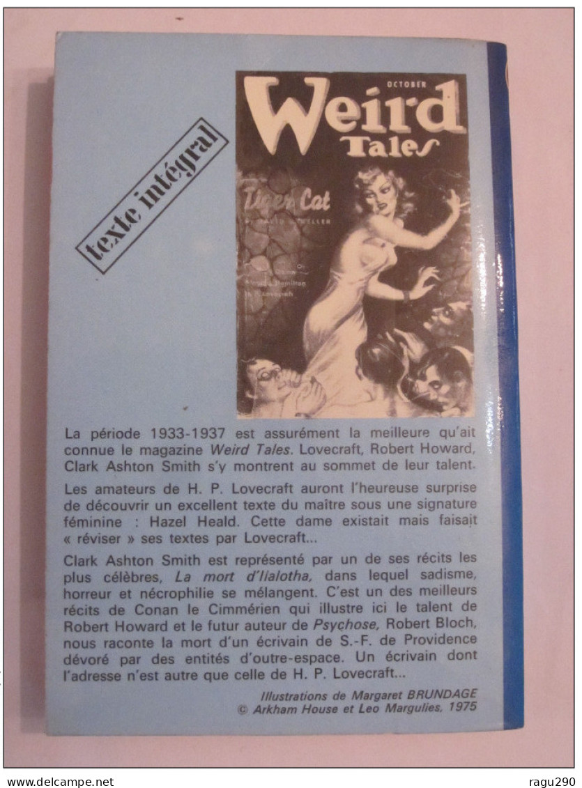 LES MEILLEURS RECITS DE WEIRD TALES 2  -  éditions :  J' AI LU - J'ai Lu