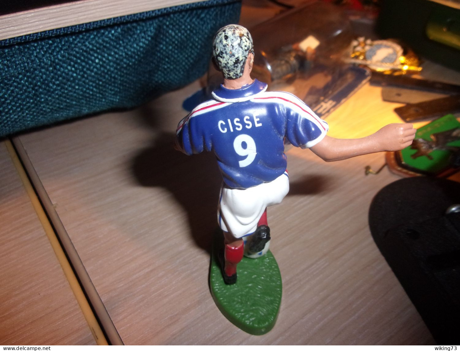 Figurine " CISSE " - Starlux - Equipe De France 1998 - Coupe Du Monde - Football - Collection - Starlux