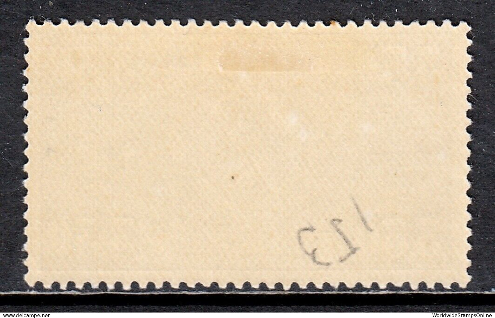 BELGIUM — SCOTT Q161 — 1924 3.30FR RAILWAY ISSUE — MH — SCV $55 - Mint