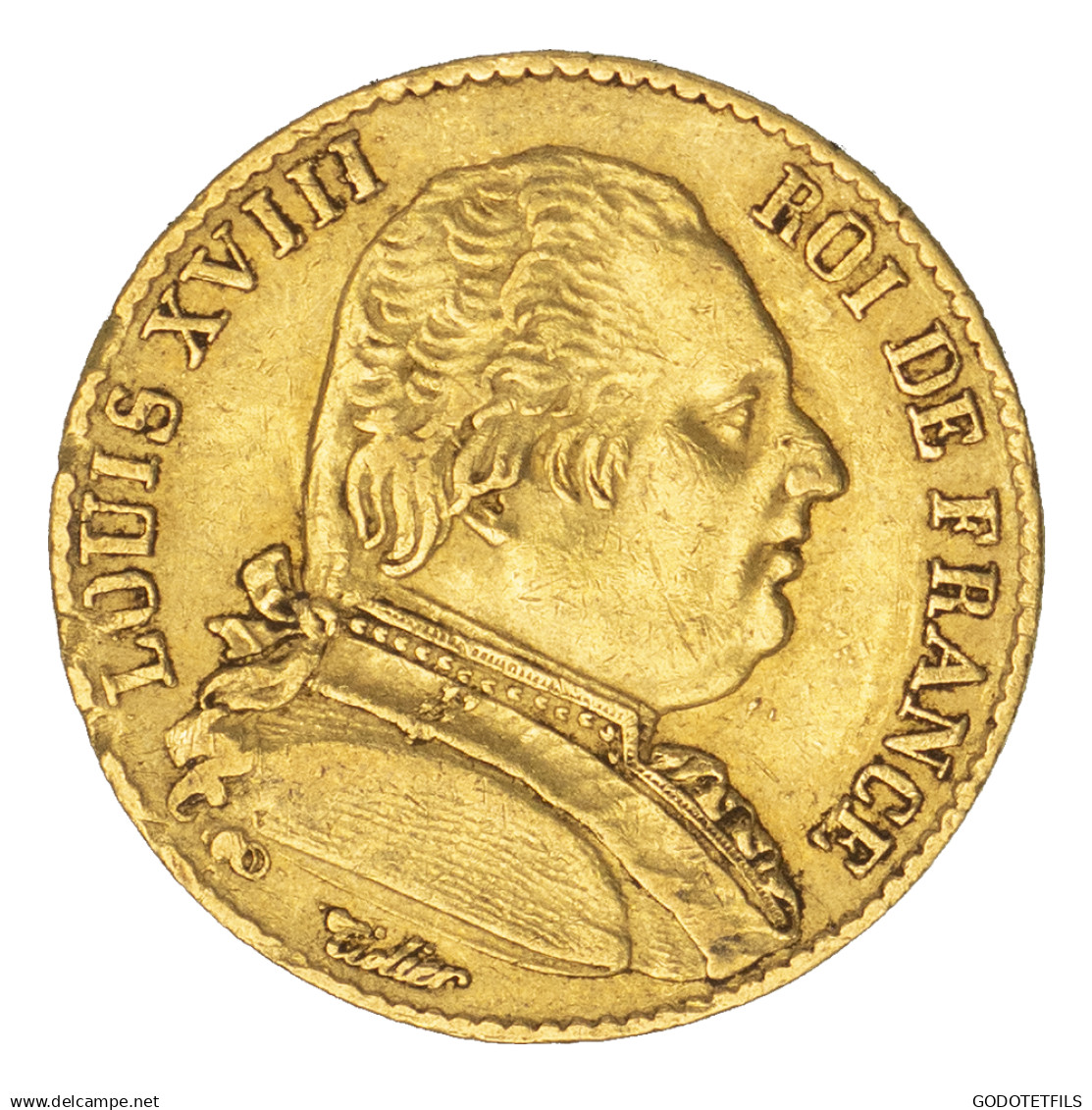 Louis XVIII -20 Francs 1814 Paris - 20 Francs (gold)