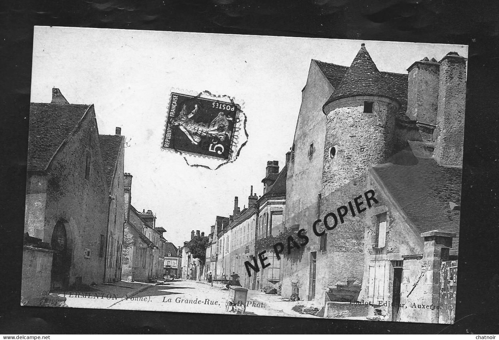 La Grande Rue  Oblit 1912 - Vermenton