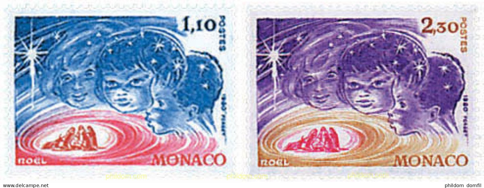 32493 MNH MONACO 1980 NAVIDAD - Autres & Non Classés