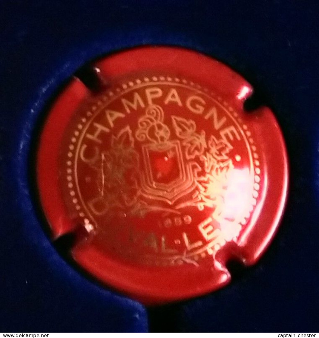 PLAQUE DE MUSELET DE CHAMPAGNE " DUVAL LEROY N° 6 " - Duval-Leroy