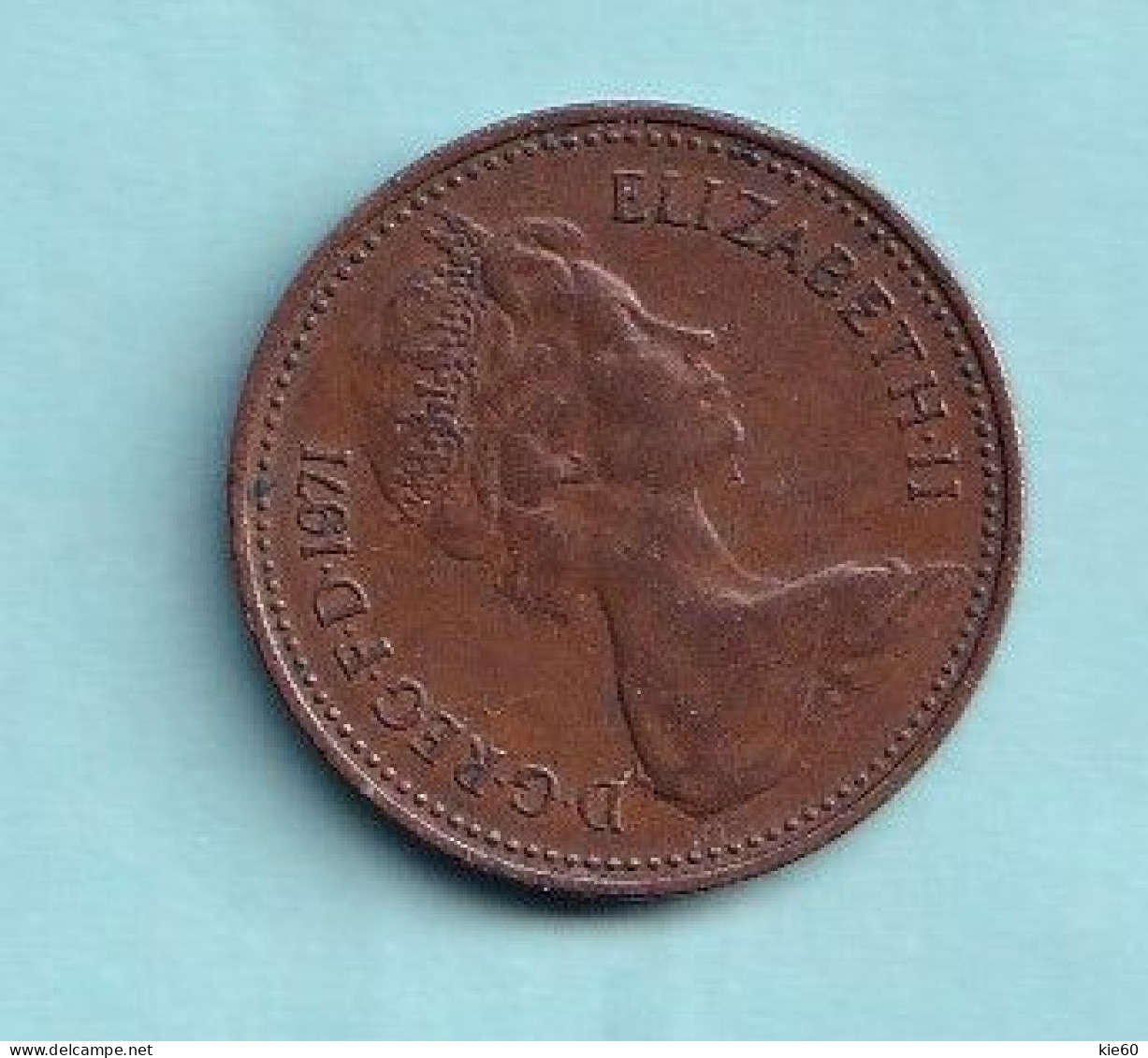 Great  Britain   - 1971 -  1 Pence  KM915 - 50 Pence