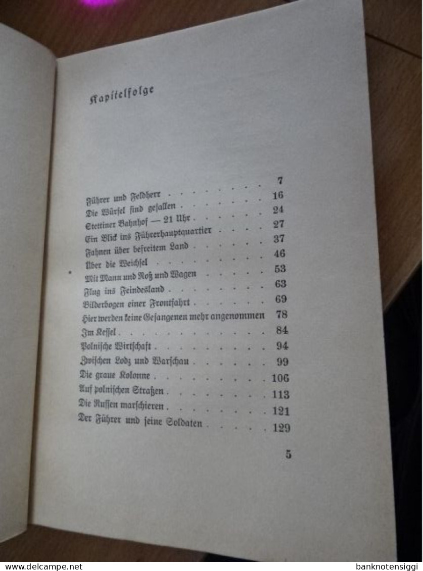 1   Buch "Auf Den Strassen Des Sieges .Erlebnisse Mit Dem Führer 1941" - Polizie & Militari