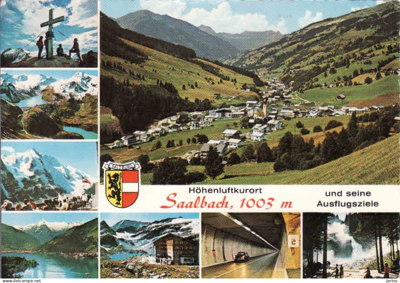 Österreich, Salzburg, Saalbach, Wappen, Bezirk Zell Am See, Gebraucht 1970 - Saalbach