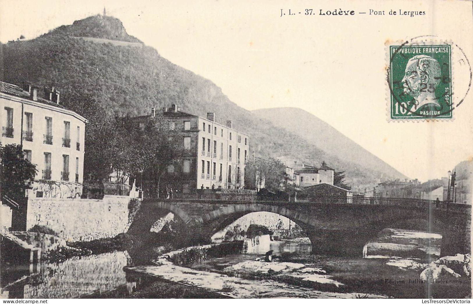 FRANCE - 34 - Lodeve - Pont De Lergues - Carte Postale Ancienne - Lodeve