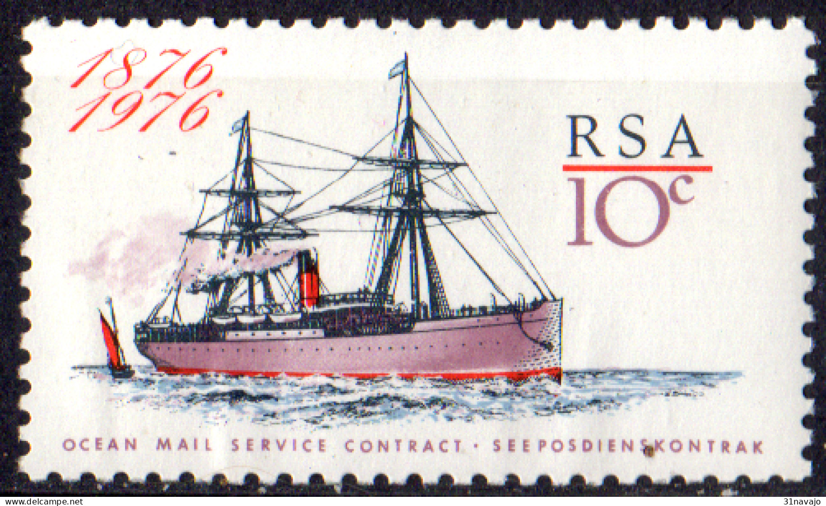 AFRIQUE DU SUD - Centenaire Du Service Postal Maritime Avec La Grande Bretagne - Neufs