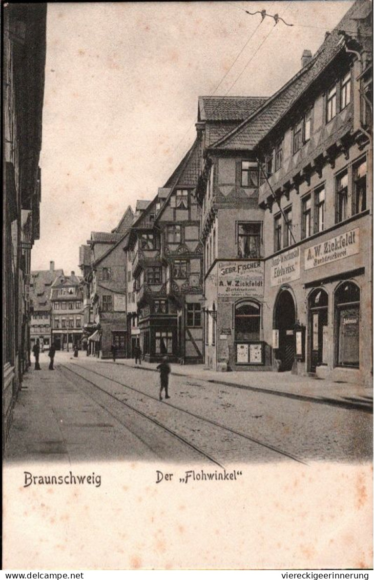 ! Alte Ansichtskarte Aus Braunschweig, Flohwinkel, Verlag Richard Borek Nr. 198 - Braunschweig