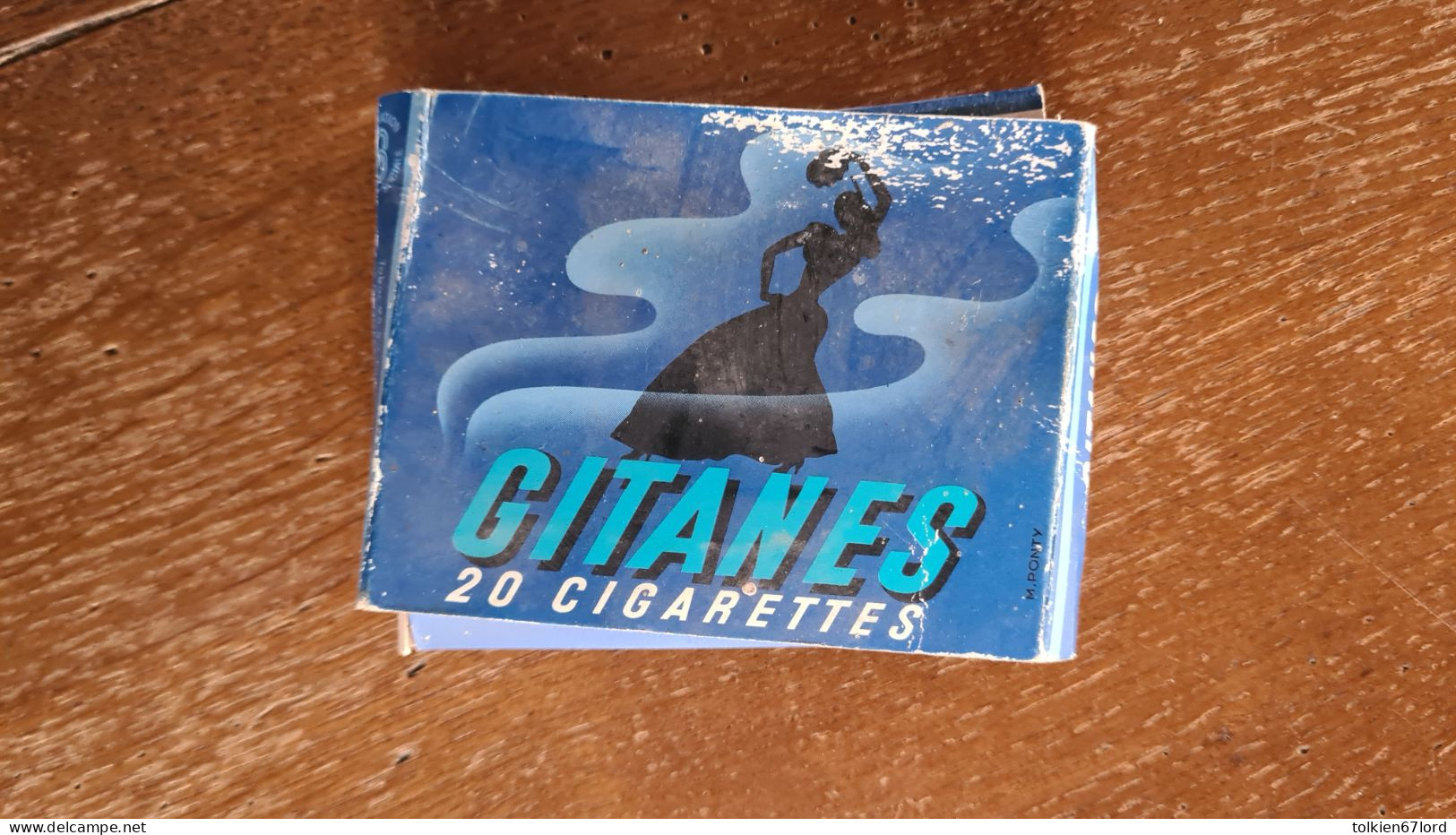 GITANES Boîte étui 20 Cigarettes - Empty Cigarettes Boxes