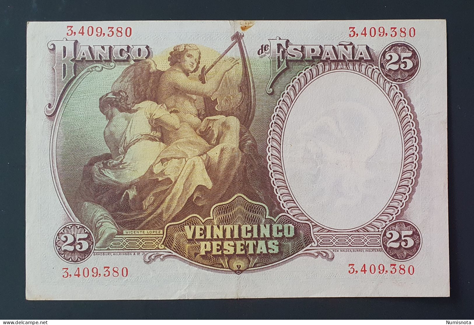España Billete 25 Pesetas 1931 - 25 Peseten