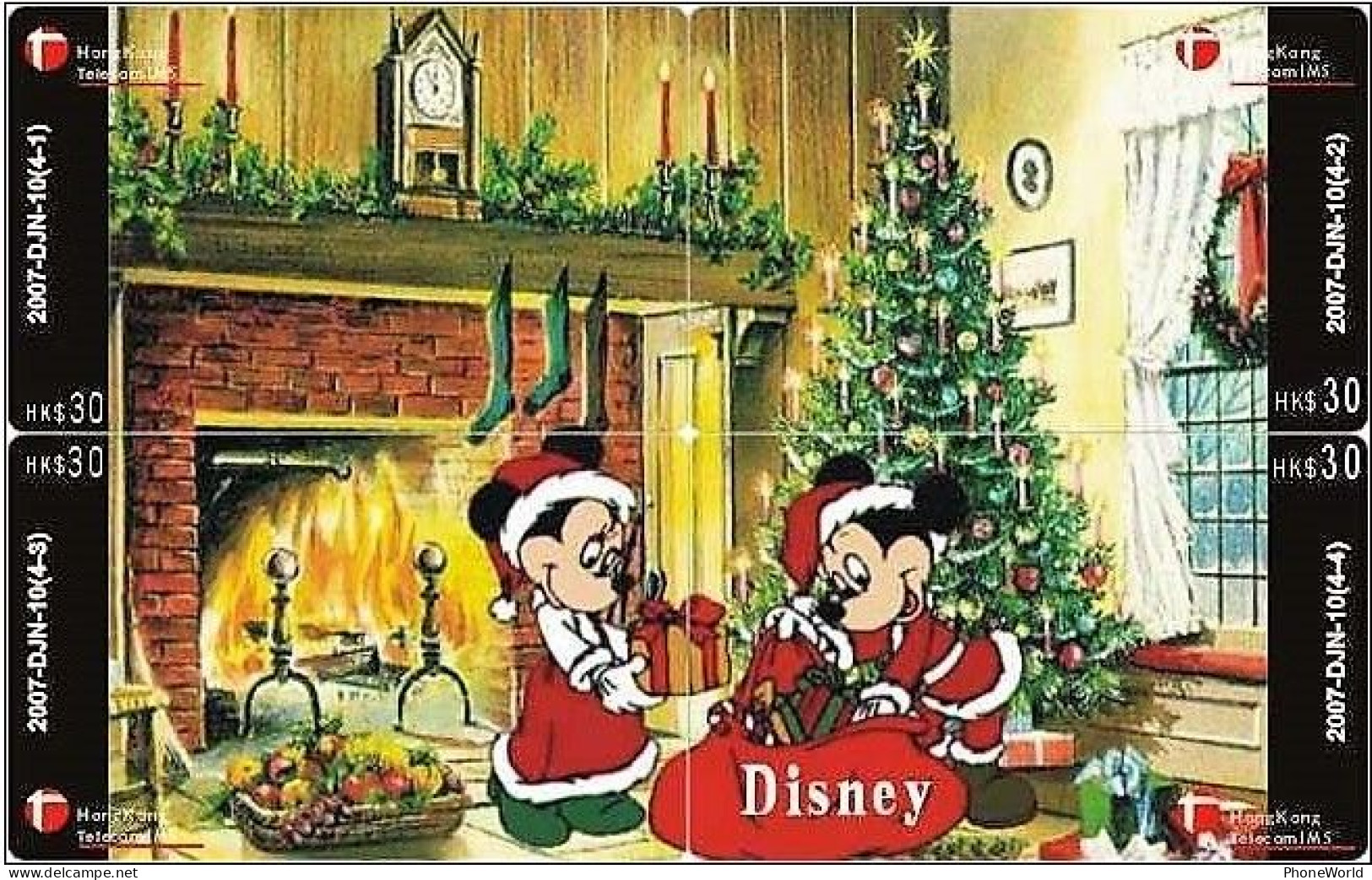 HongKong Telecom, Disney Puzzle 2007, Merry Christmas - Hong Kong