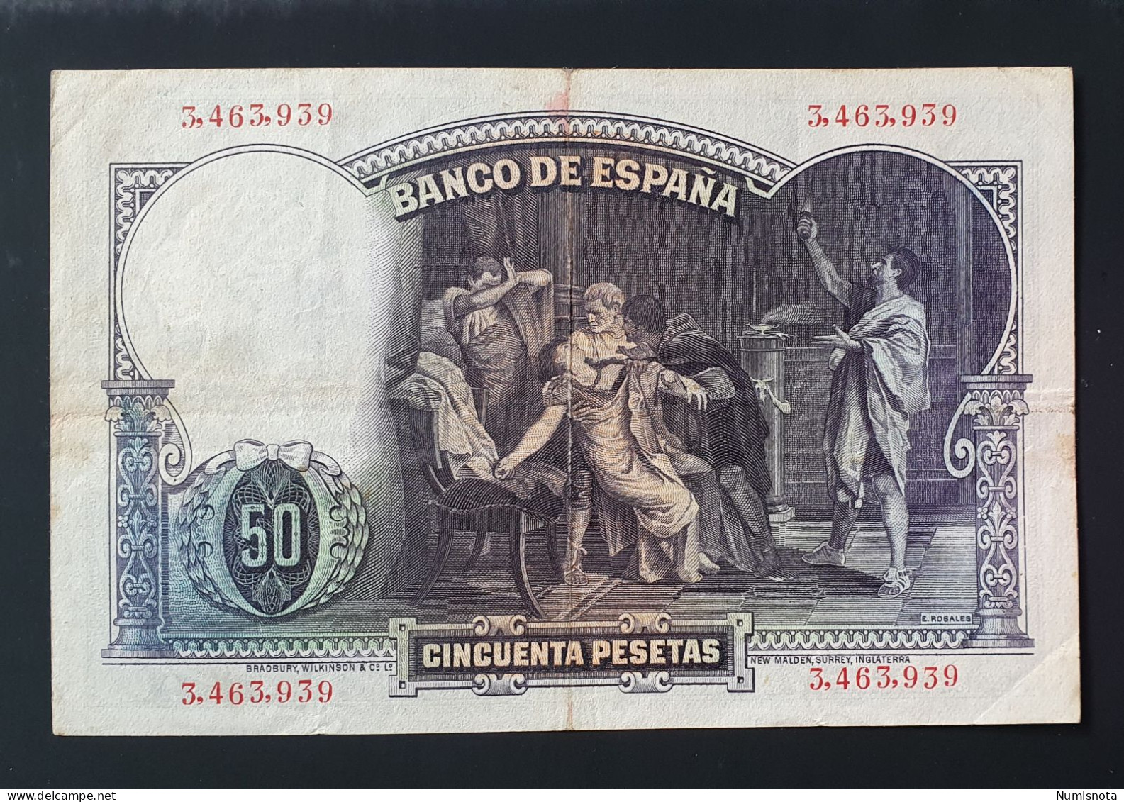 España Billete 50 Pesetas 1931 - 50 Pesetas