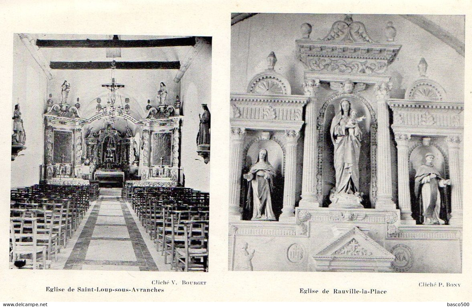 1954 MANCHE (50) Livret RETABLES D'AUTELS Des EGLISES De La MANCHE - Normandie