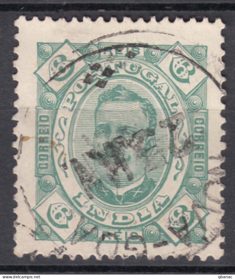 Portugal India 1895 Mi#162 Used - India Portoghese