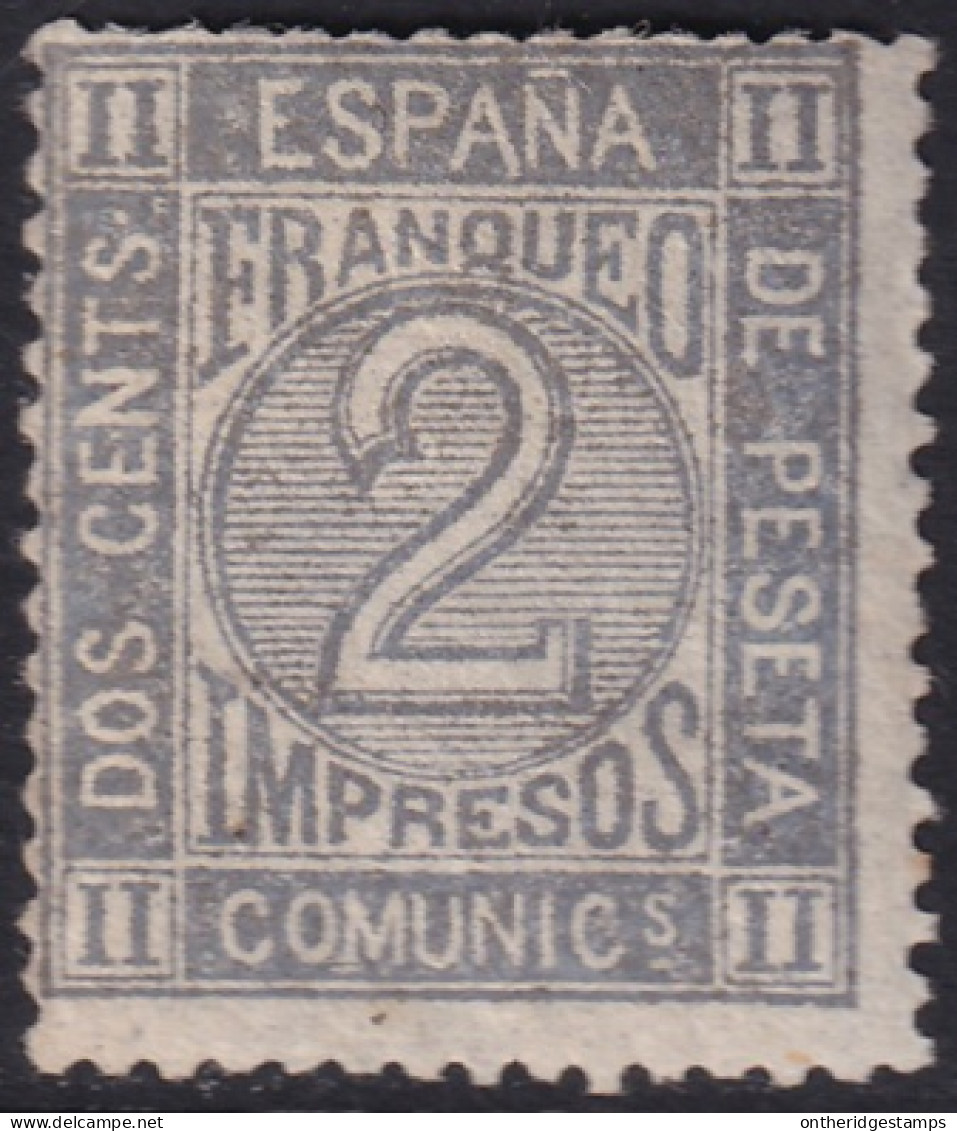 Spain 1872 Sc 176 Espana Ed 116 Yt 115 MLH* - Ungebraucht