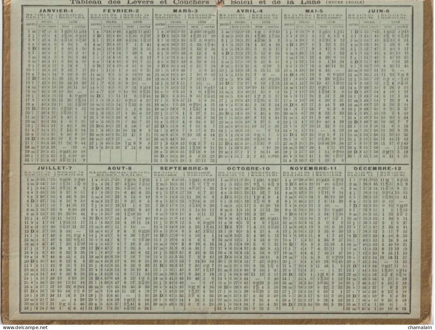 ALMANACH Des Postes Et Télégraphes  Année 1913 (bords Dorés). Meurthe Et Moselle. - Groot Formaat: 1901-20