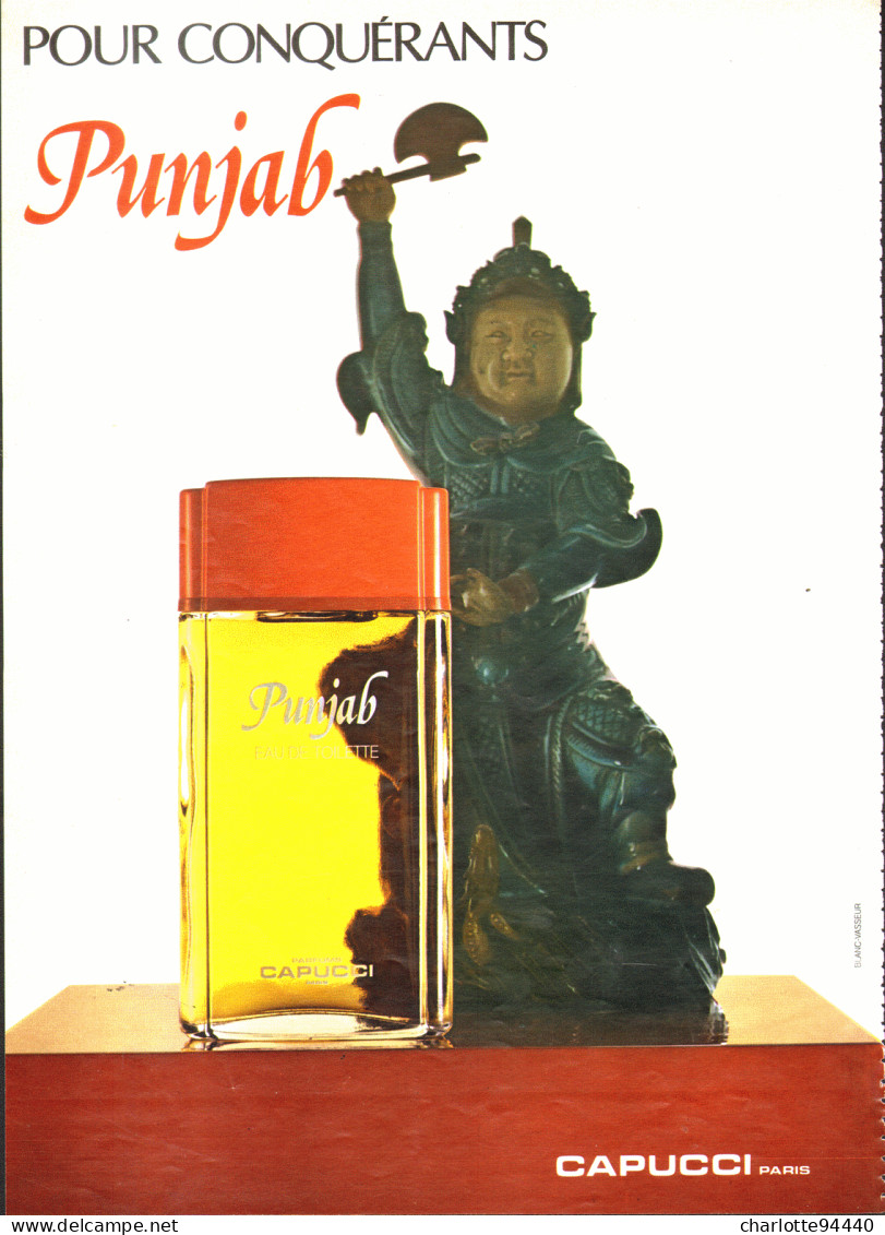 PUB PARFUM    " CAPUCCI  " 1979 ( 1 ) - Non Classés