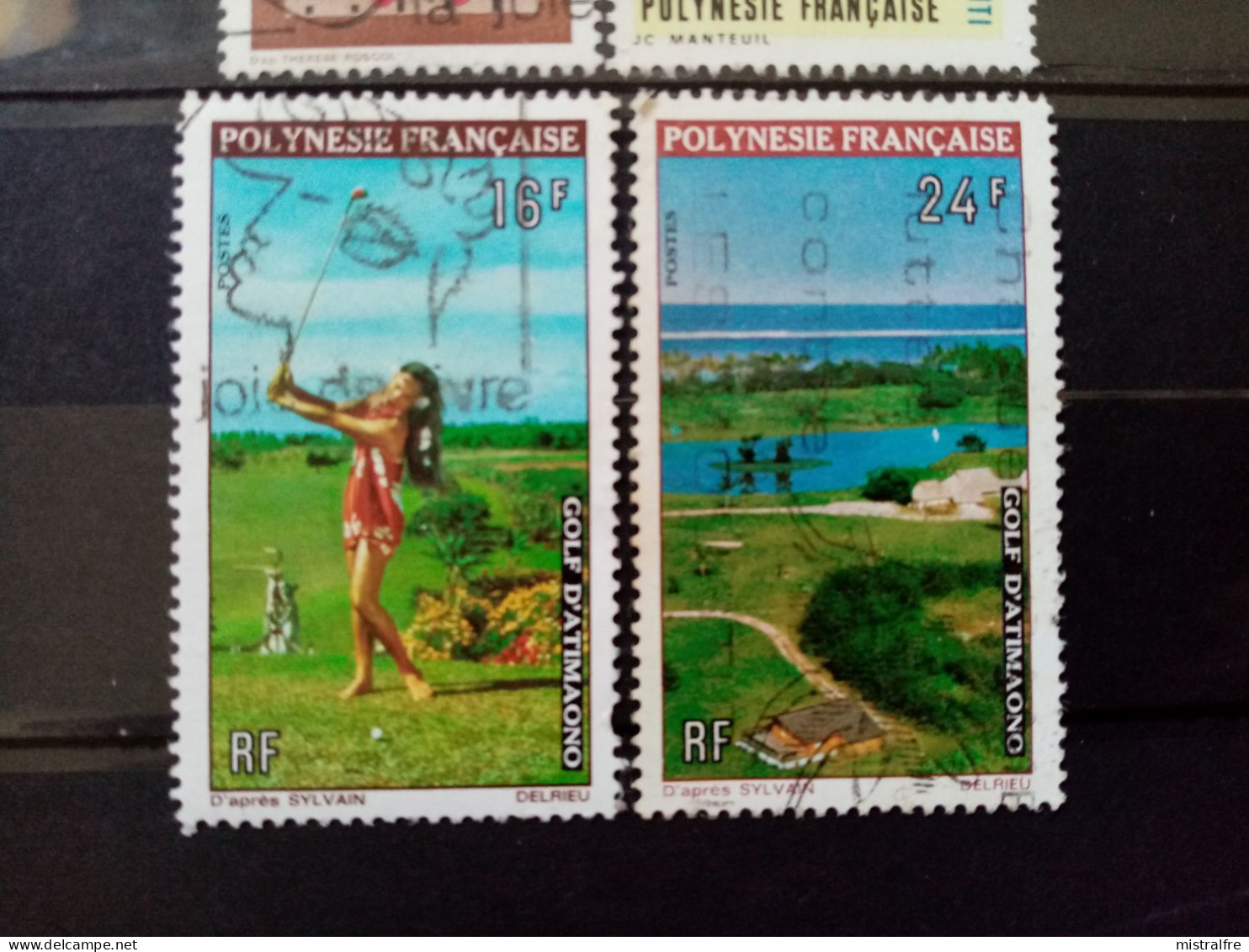 POLYNESIE .1970 à 1974. N° 80 à 95. Lot De 9 Oblitérés . Côte YT 2024 : 37,95 € - Used Stamps