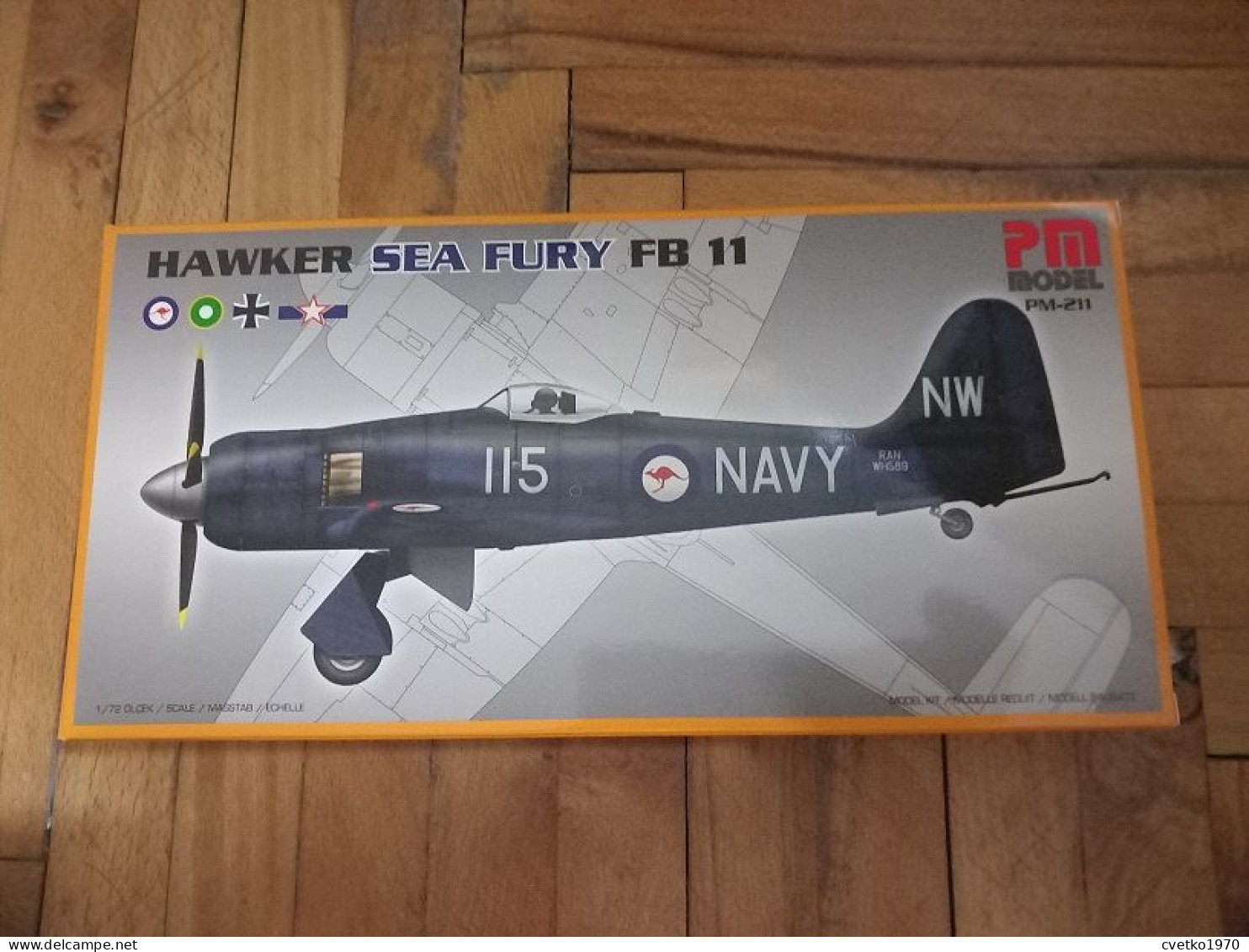 Hawker Sea Fury FB.11, 1/72, PM Model - Airplanes & Helicopters