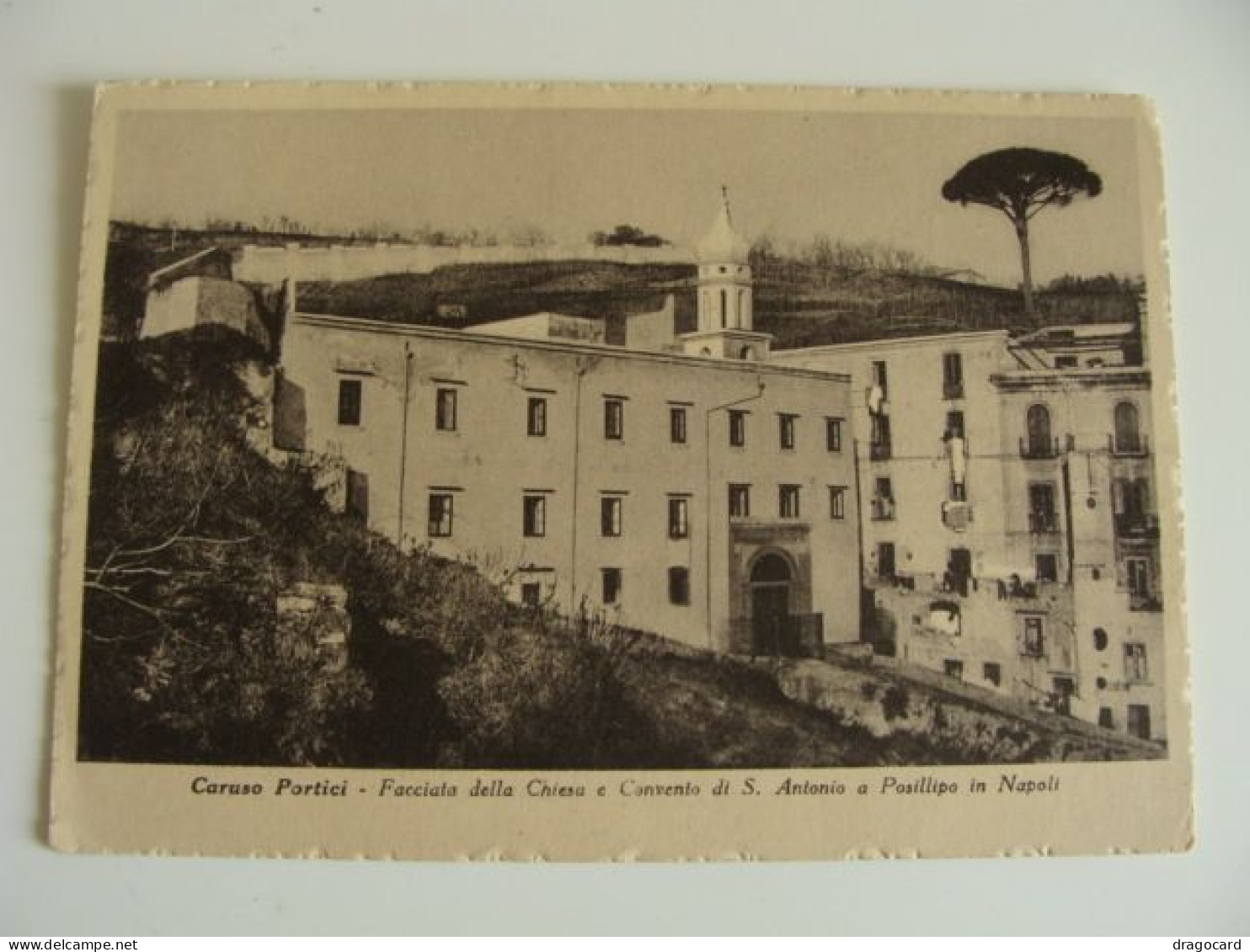 CARUSO PORTICI  CONVENTO S.ANTONIO A POSILLIPO  CHIESA  EGLISE CHURCH KIRCHE  NON  VIAGGIATA - Portici