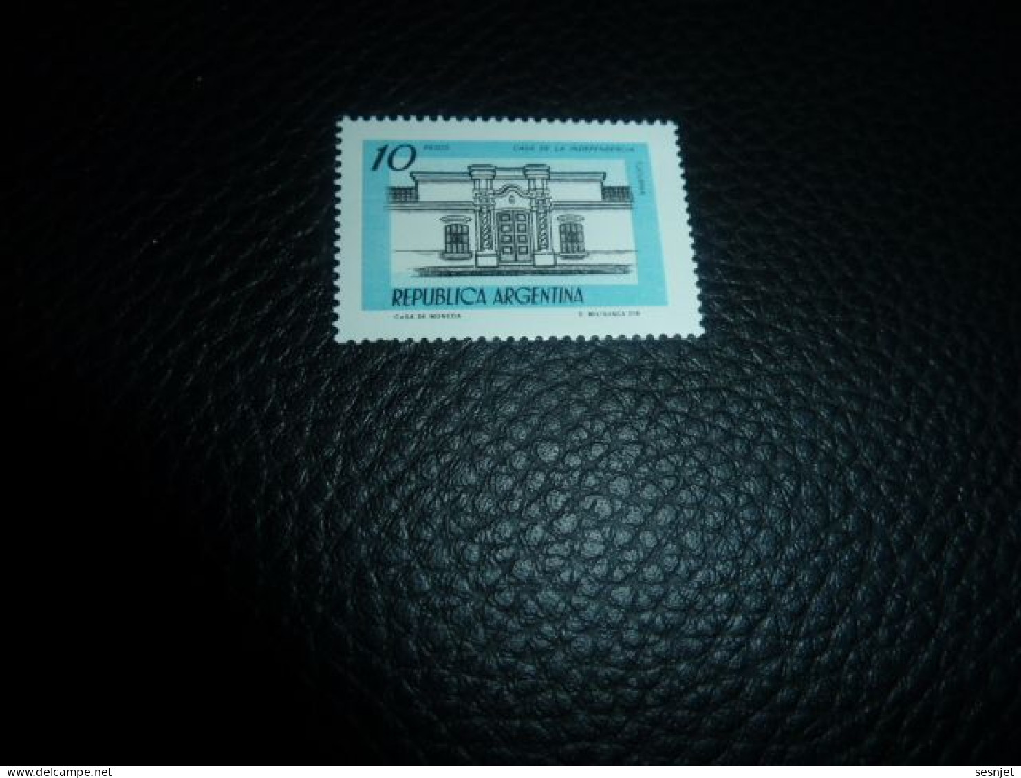 Republica Argentina - Casa De La Independencia - 10 Pesos - Yt 1108 - Bleu Pâle Et Noir - Neuf - Année 1978 - - Used Stamps