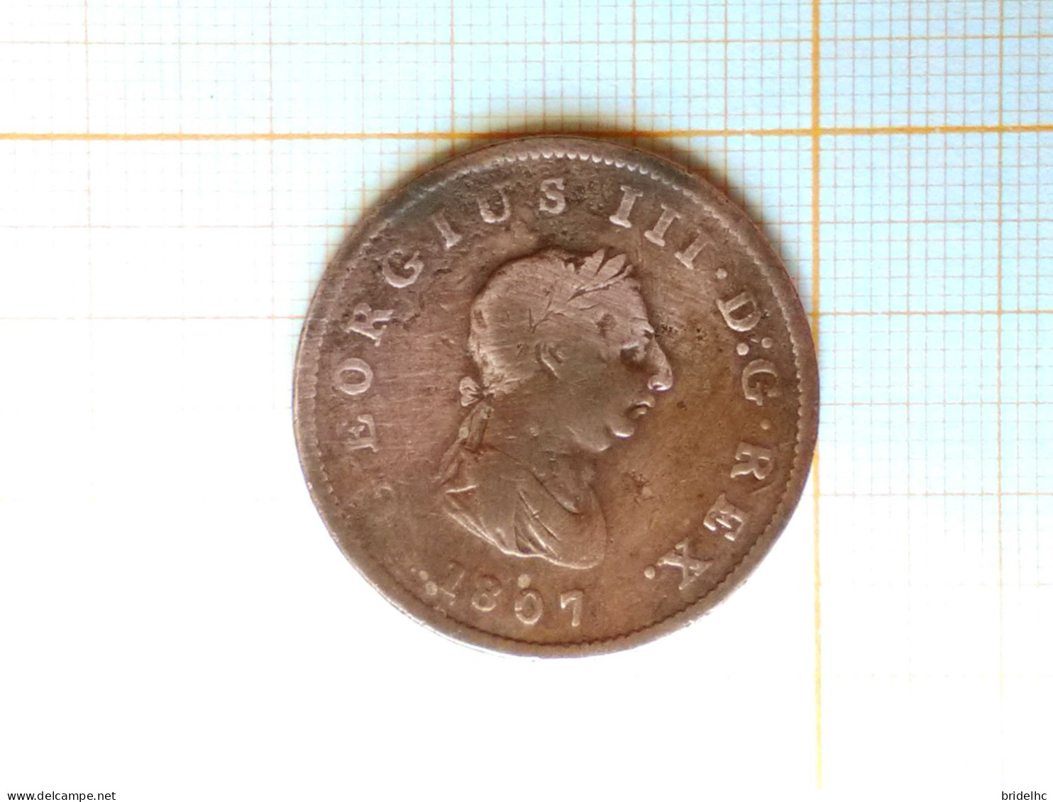 Angleterre Georges III 1/2 Penny 1807 - B. 1/2 Penny