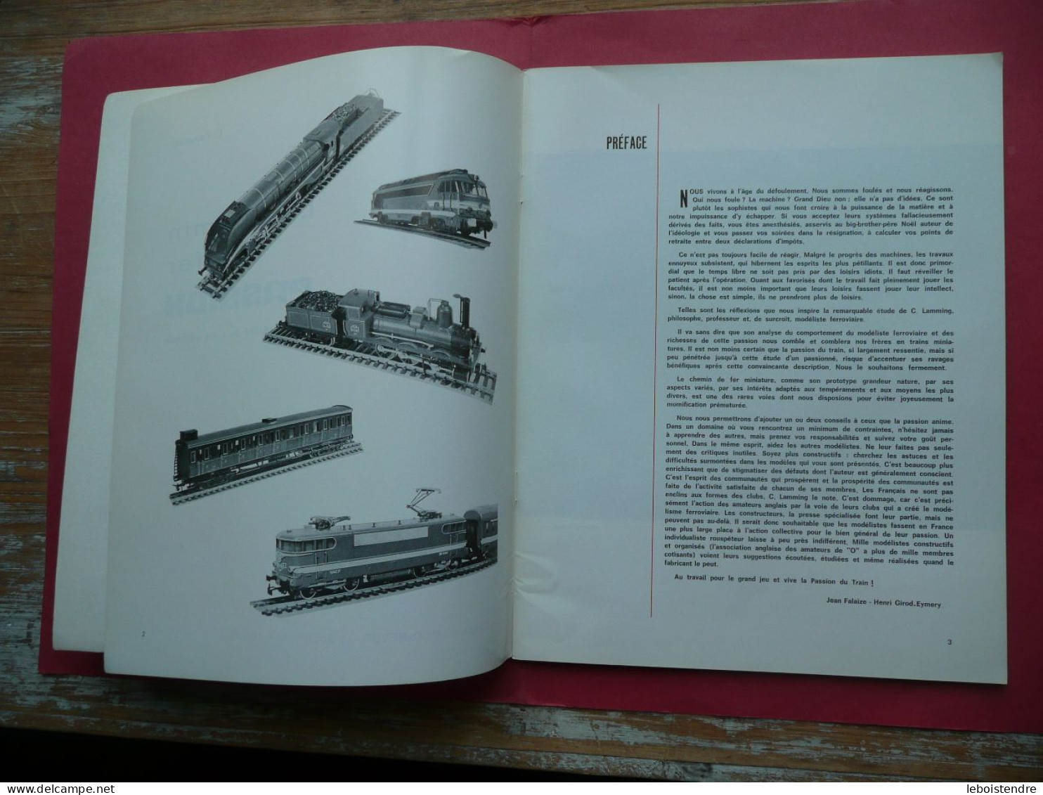 LE CHEMIN DE FER PASSION DE LA REALITE AU TRAIN MINIATURE C. LAMMING 1969 EDITIONS LOCO REVUE - Français