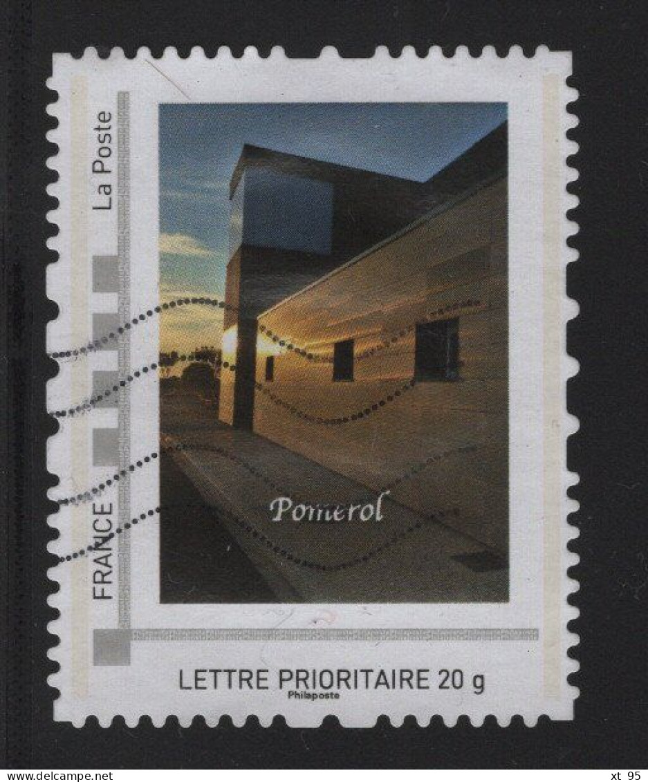 Timbre Personnalise Oblitere - Lettre Prioritaire 20g - Pomerol - Gebraucht