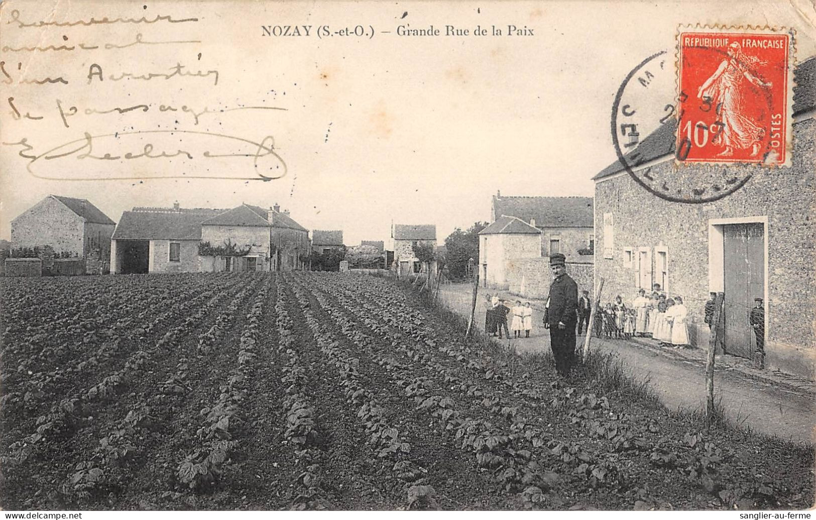 CPA 91 NOZAY / GRANDE RUE DE LA PAIX - Other & Unclassified