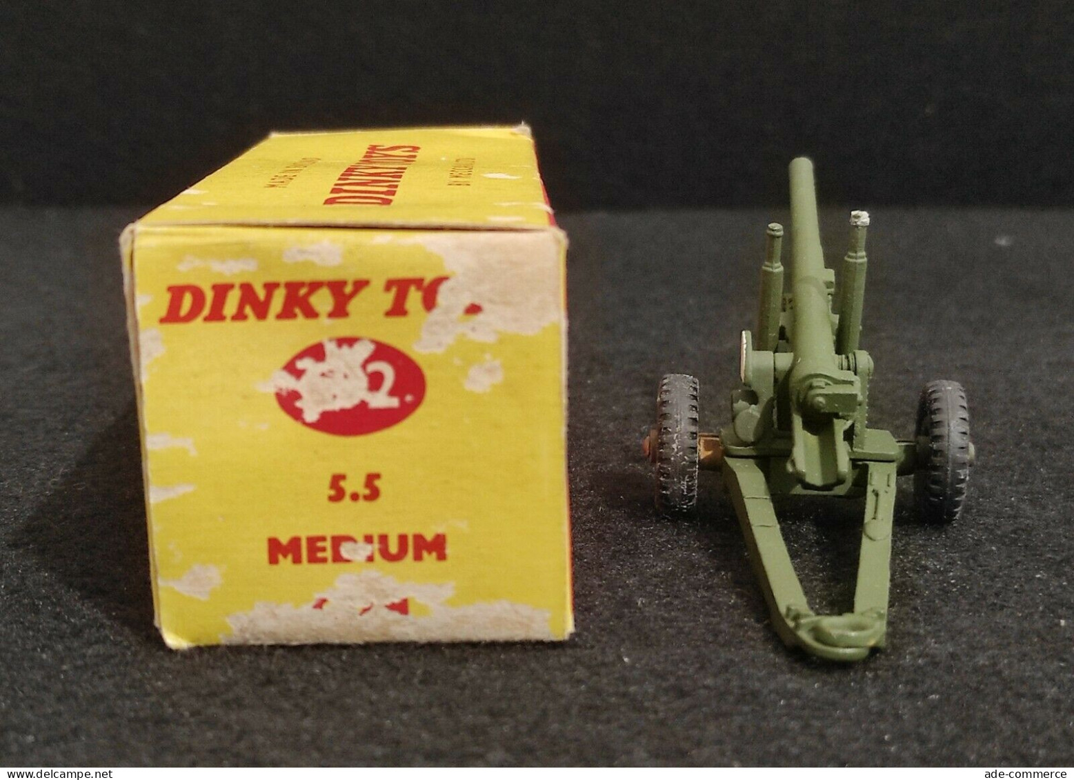 Dinky Toys 5.5 Medium Gun 692 Meccano LTD - Modellino Militare Metallo