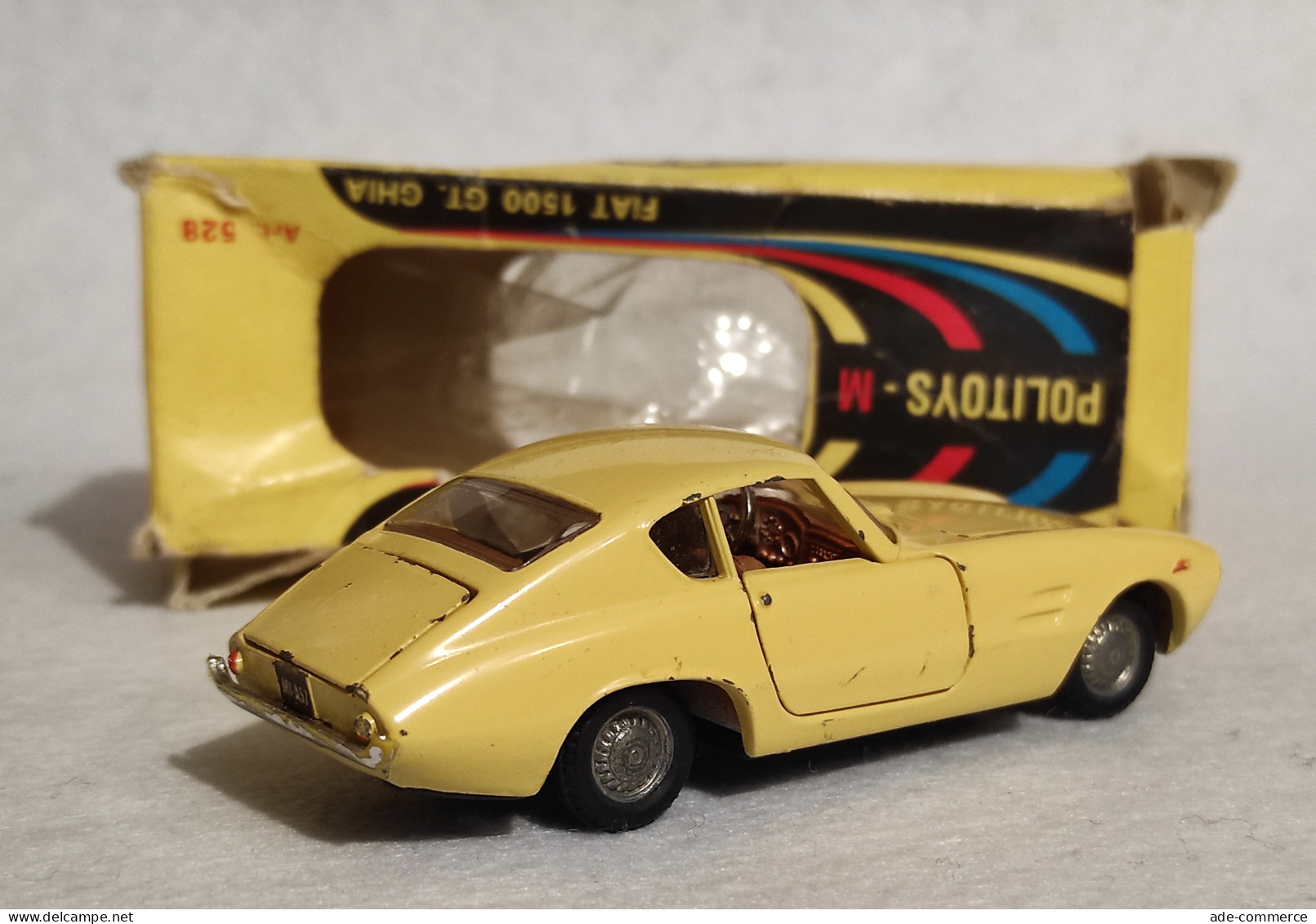 Politoys-M Fiat 1500 GT Ghia N. 528 1/43 - Modellino Made In Italy - Autres & Non Classés