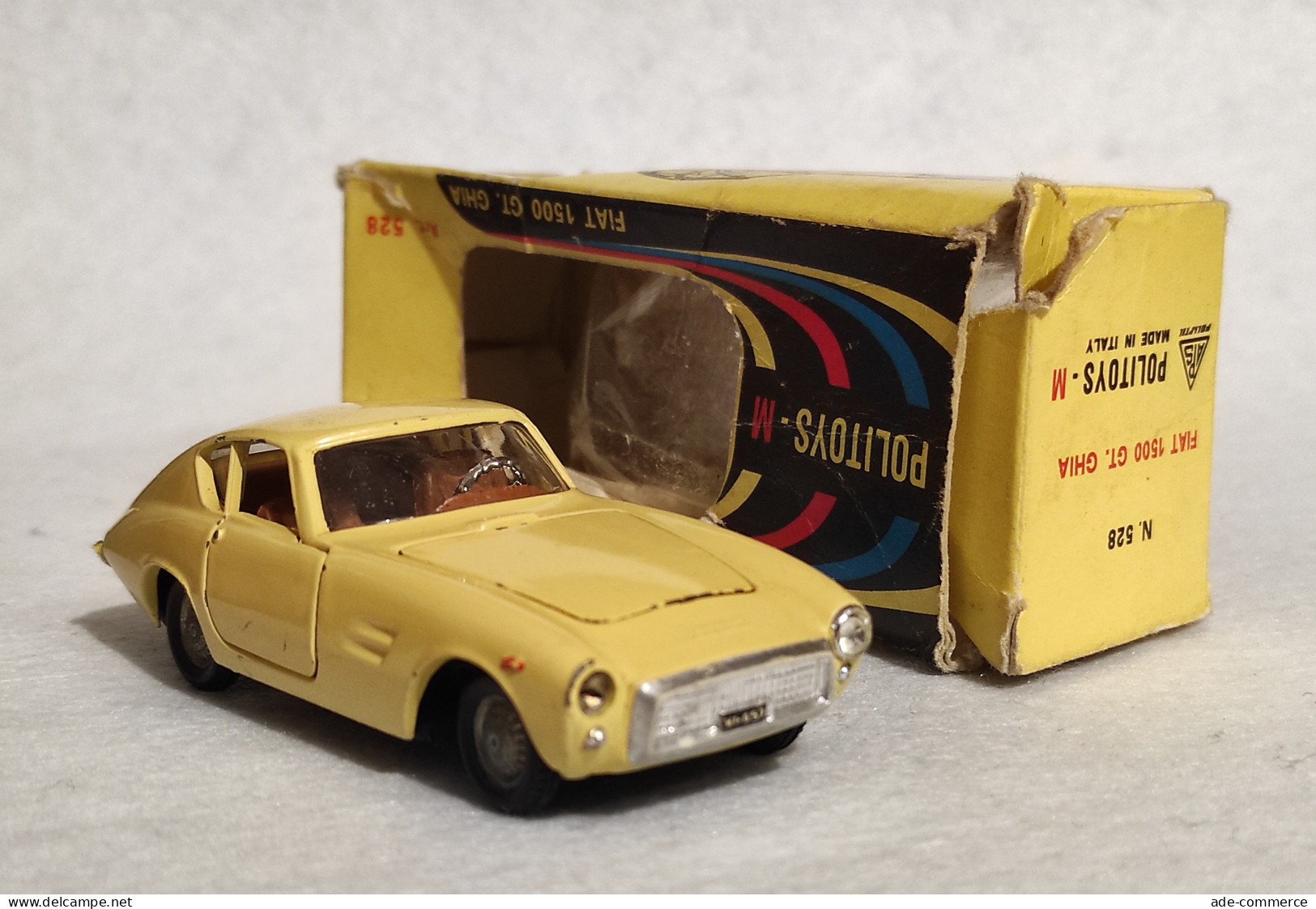 Politoys-M Fiat 1500 GT Ghia N. 528 1/43 - Modellino Made In Italy - Other & Unclassified