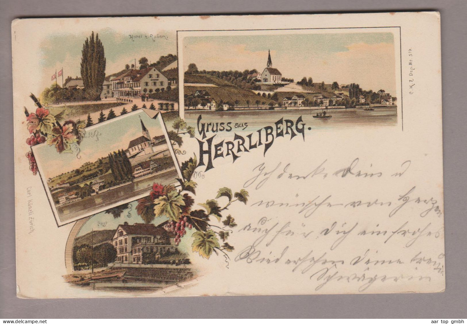 CH ZH Herrliberg 1899-06-11 Litho C.K.Z #514 - Herrliberg