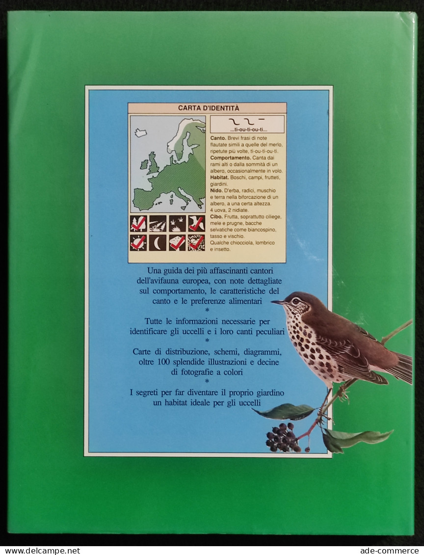 Il Libro Degli Uccelli E Dei Loro Canti - C. Harbard - Alauda Ed. - 1990 - Animaux De Compagnie