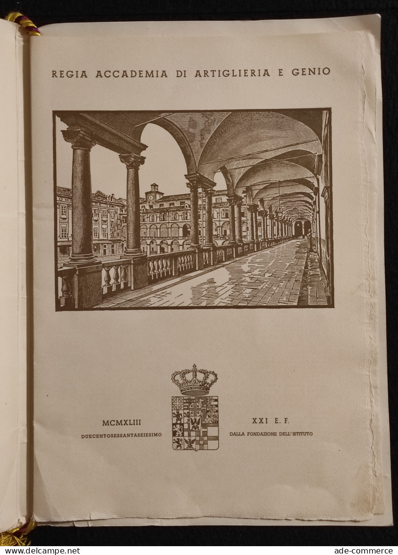 Regia Accademia Di Artiglieria E Genio - 1943 - Handbücher Für Sammler