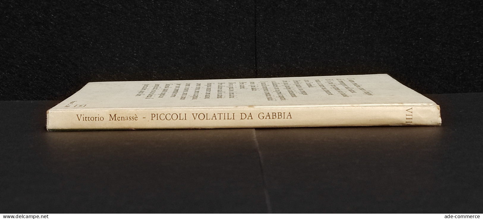 Piccoli Volatili Da Gabbia - V. Menasse - Ed. Agricole - 1969 - Animaux De Compagnie