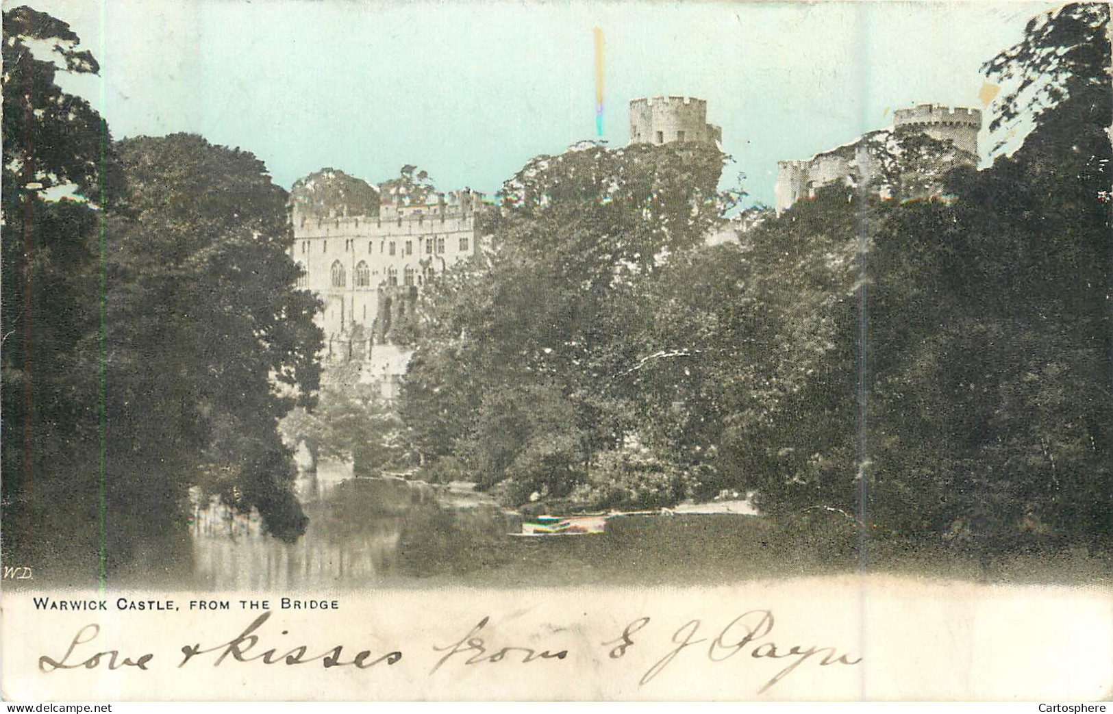 CPA Europe > Royaume-Uni > Angleterre > Warwick Castle From The Bridge - Warwick