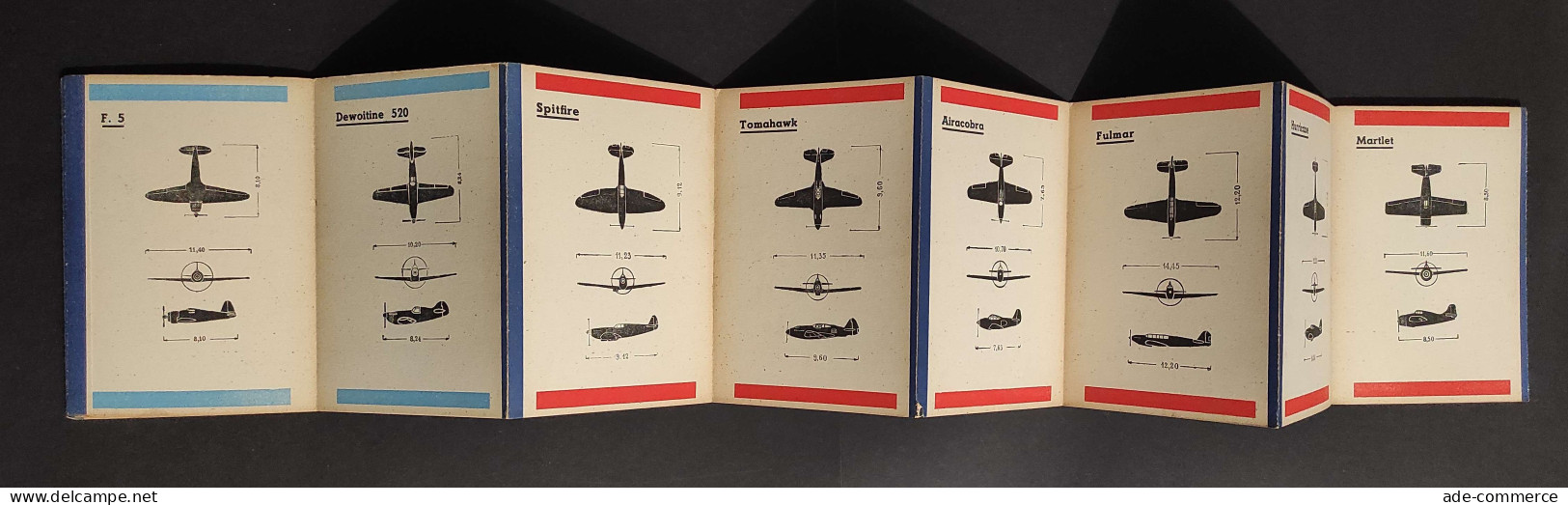 Sagome Dei Velivoli Nazionali, Alleati E Nemici - Monomotori - 1943 - Engines