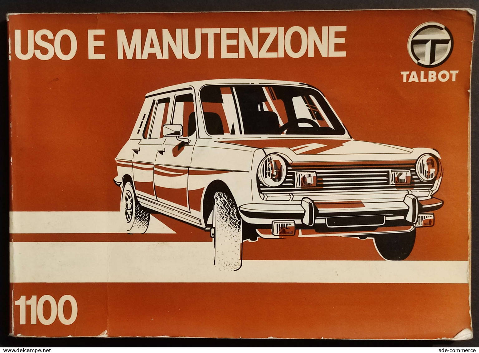 Libretto Uso E Manutenzione Talbot 1100 - Motores