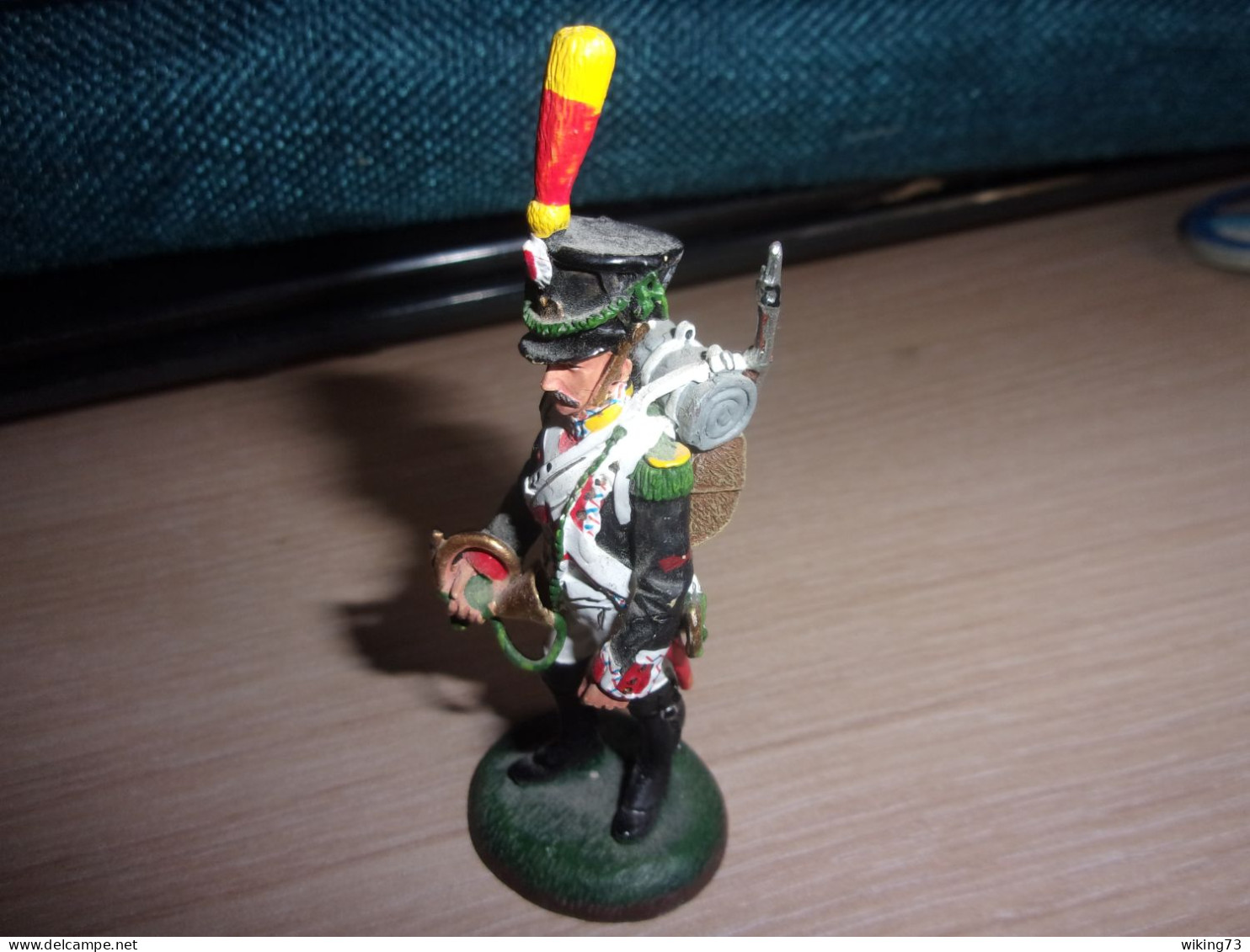 Soldat De Plomb " Bugle De L' Infanterie De Ligne " - France -1809 - Empire - Delprado - Figurine - Collection - Tin Soldiers