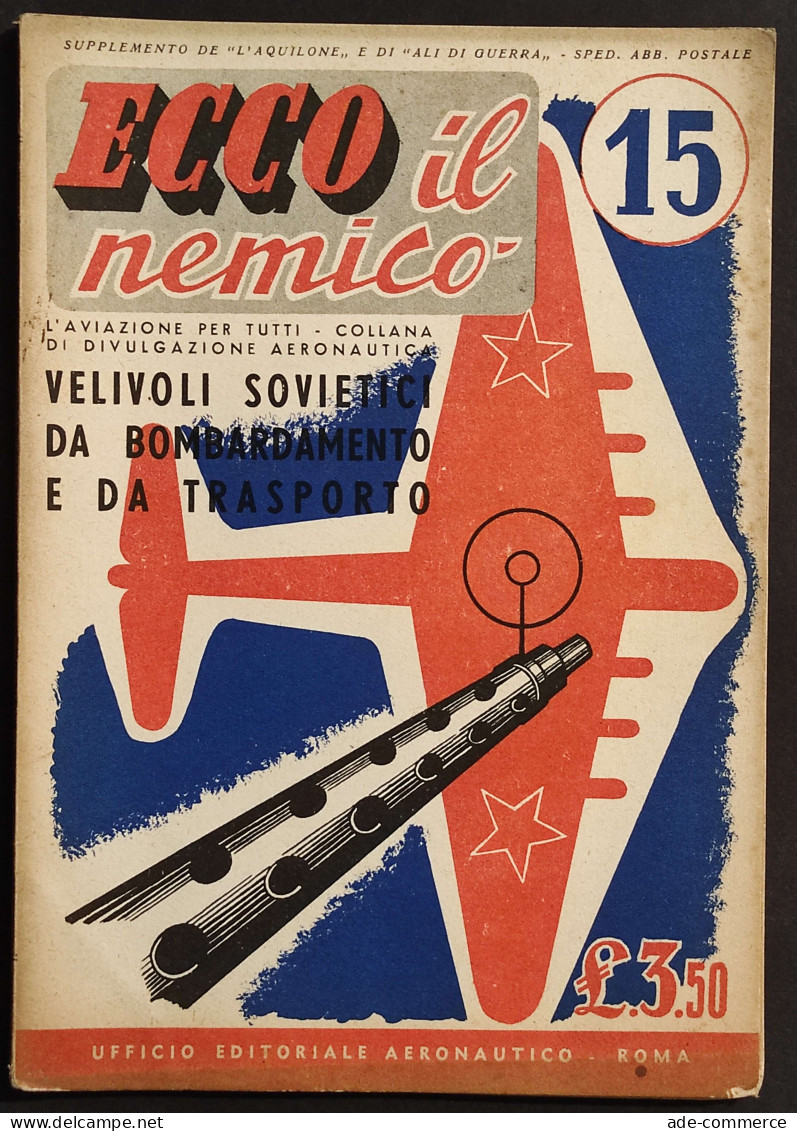 Ecco Il Nemico 15 - Velivoli Sovietici - Ed. Aeronautico - 1942 - Engines