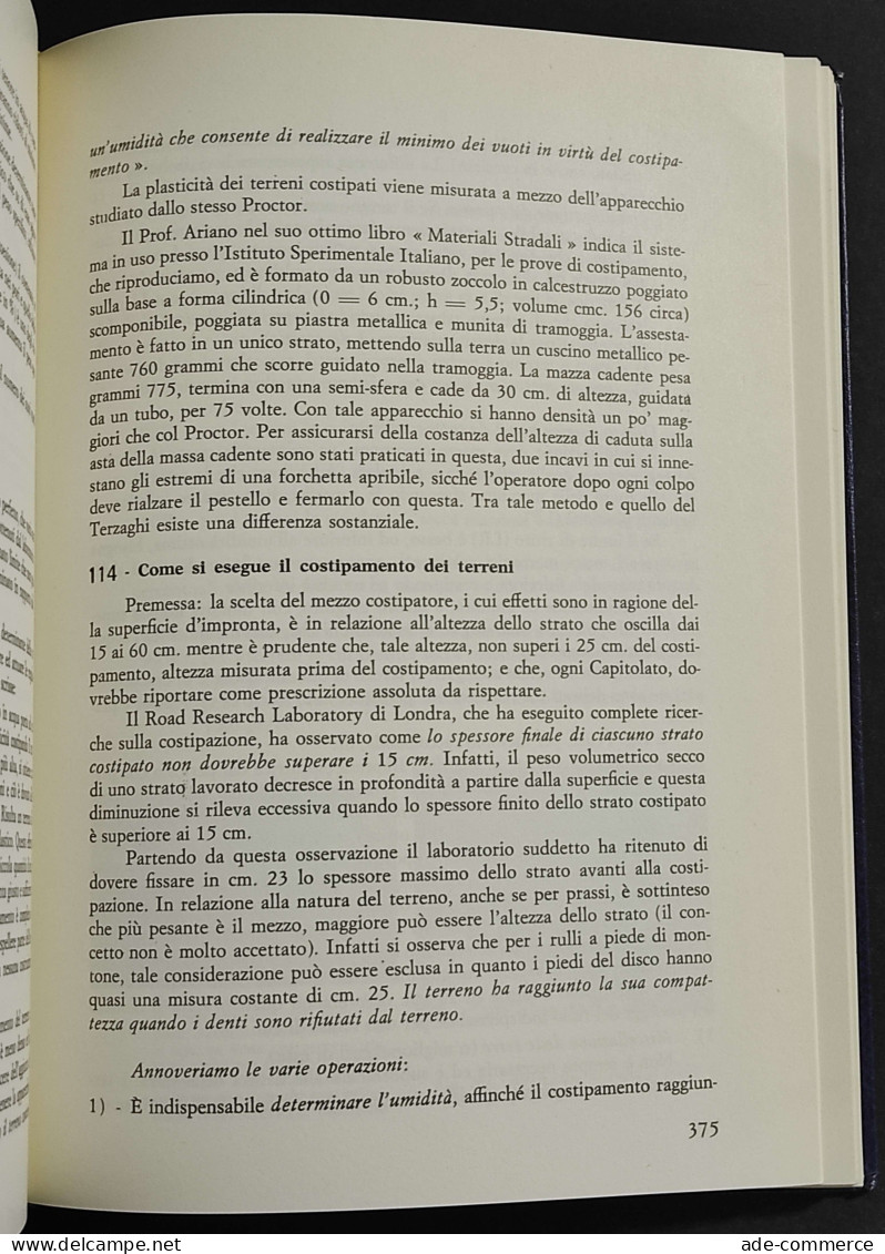 Le Frane - Studio Dell'Azione Dell'Acqua - F. Perulli - Ed. Centonze - 1978 - Mathematics & Physics