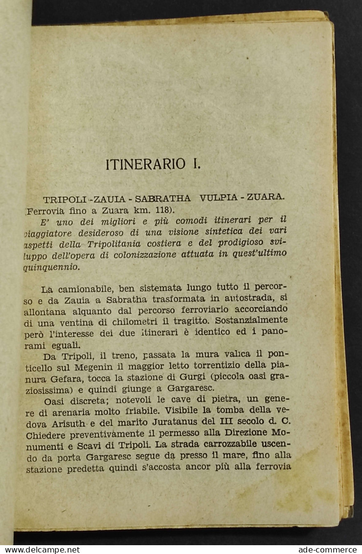 Nuova Guida Della Tripolitania - Olifanto - 1930 - Turismo, Viaggi