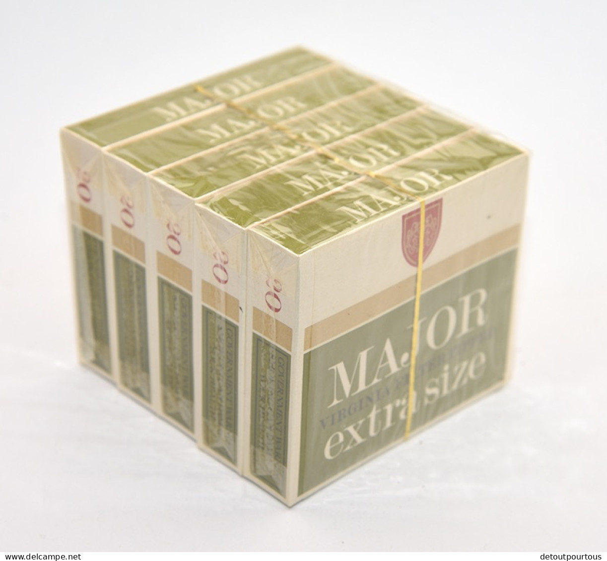Collection Tabac Nicophilie  : X6 Paquet De 20 Cigarettes Ancien Vintage Cartouche De 5 MAJOR (Ireland) +1 Ouvert - Andere & Zonder Classificatie