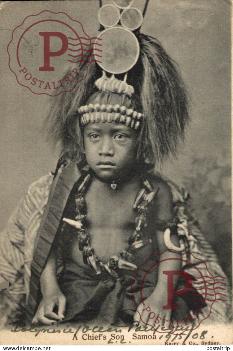 SAMOA. A CHIEF'S SON. - Samoa