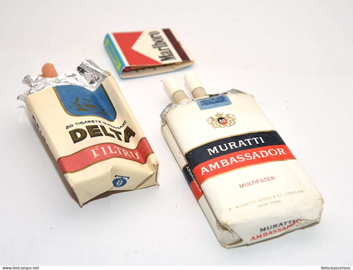 Collection Tabac Nicophilie  : X6 Paquet De 20 Cigarettes Ancien Vintage Chine ? KENT KRONE ROYALE DELTA MURATTI - Other & Unclassified